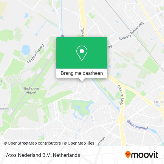 Atos Nederland B.V. kaart