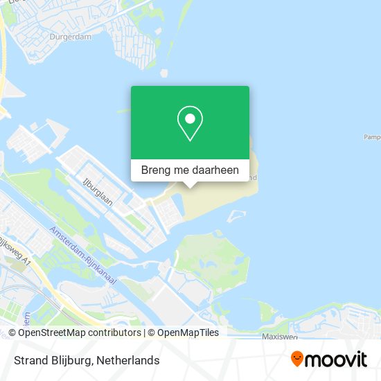 Strand Blijburg kaart