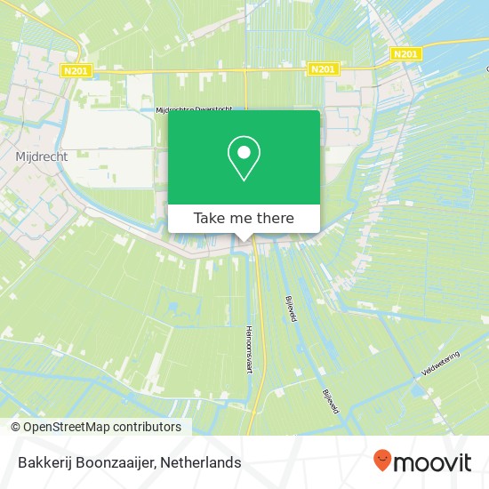 Bakkerij Boonzaaijer, Dorpsstraat 33 kaart