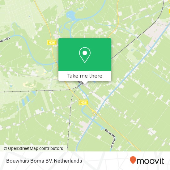 Bouwhuis Boma BV, Kloosterdijk 1 kaart