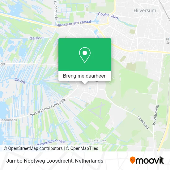 Jumbo Nootweg Loosdrecht kaart