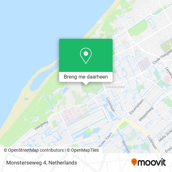 Monsterseweg 4 kaart