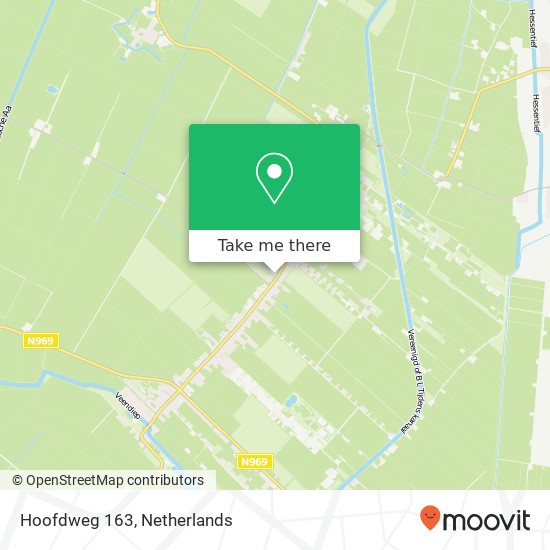 Hoofdweg 163, 9695 AE Bellingwolde kaart