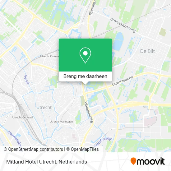 Mitland Hotel Utrecht kaart