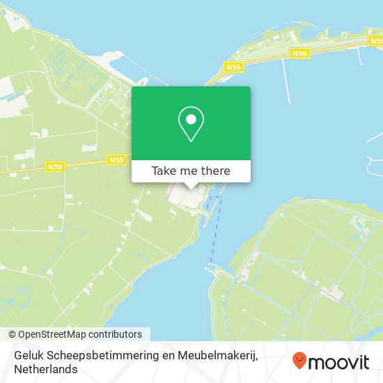 Geluk Scheepsbetimmering en Meubelmakerij, Nijverheidsweg 22 kaart