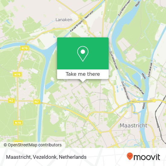 Maastricht, Vezeldonk kaart