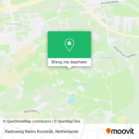 Radioweg Radio Kootwijk, 7348 Radio Kootwijk kaart
