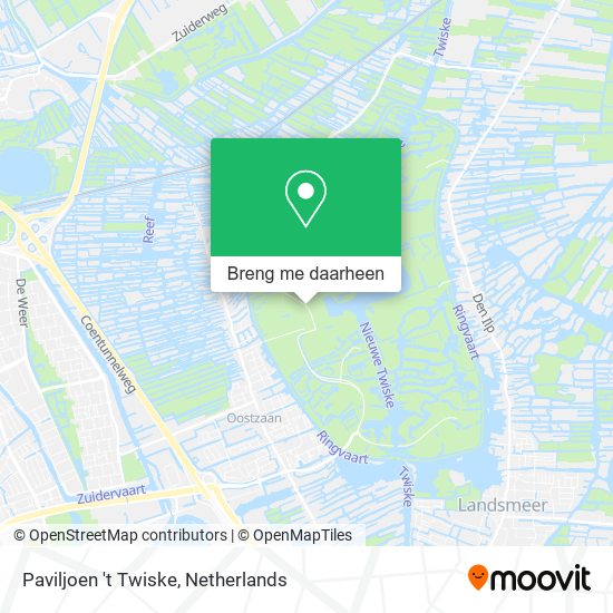 Paviljoen 't Twiske kaart