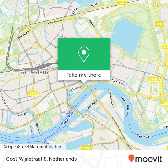 Oost-Wijnstraat 8, 3011 TZ Rotterdam kaart