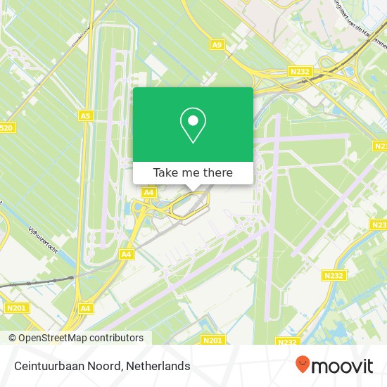 Ceintuurbaan Noord, 1118 AP Luchthaven Schiphol kaart