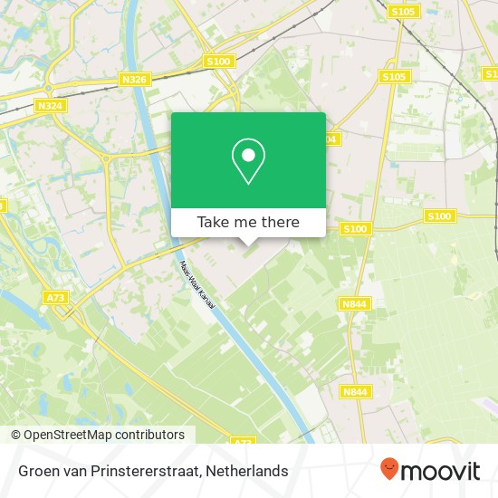 Groen van Prinstererstraat, 6535 SN Nijmegen kaart