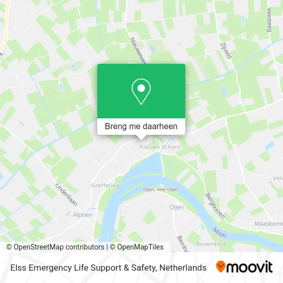 Elss Emergency Life Support & Safety, Wamelseweg 11 kaart