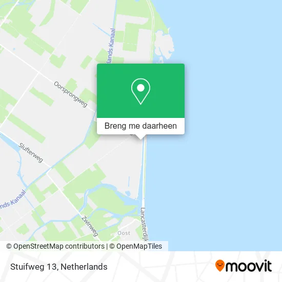 Stuifweg 13 kaart