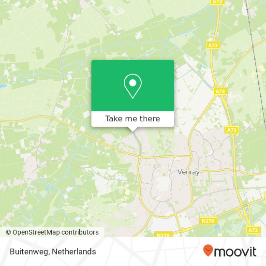 Buitenweg, Buitenweg, 5804 Venray, Nederland kaart