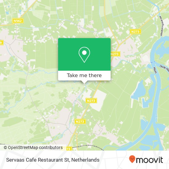 Servaas Cafe Restaurant St, Servaasweg 46 kaart