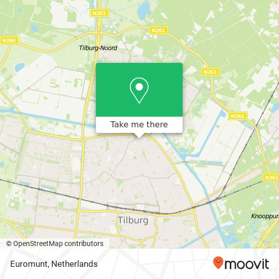 Euromunt, Hoefstraat 9 kaart