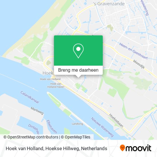 Hoek van Holland, Hoekse Hillweg kaart
