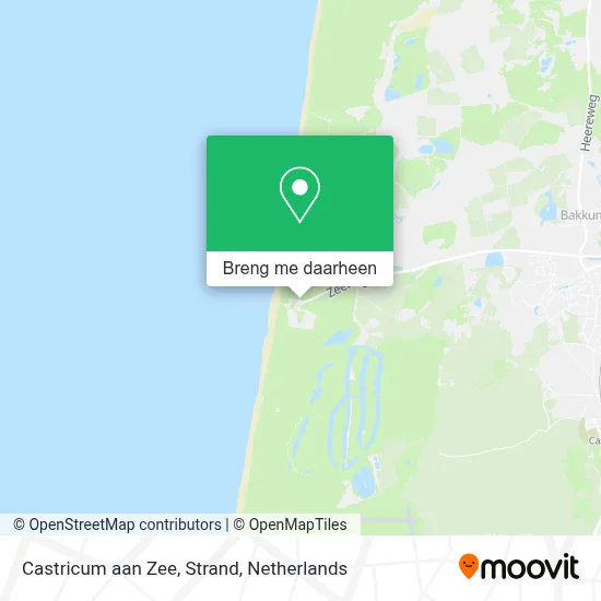 Castricum aan Zee, Strand kaart