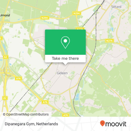 Dipanegara Gym, Groenstraat 15 kaart