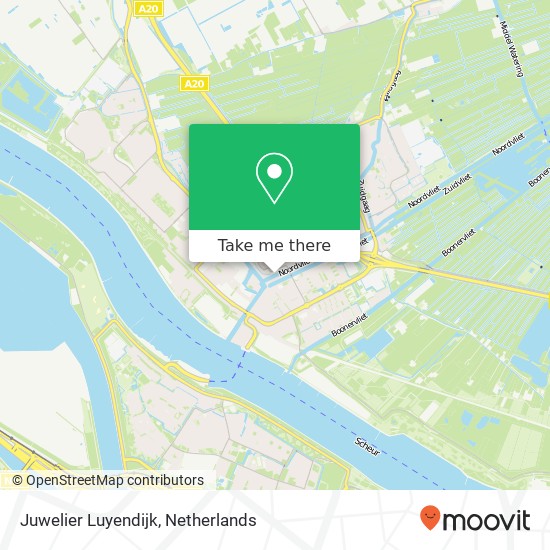 Juwelier Luyendijk, Noordvliet 7 kaart