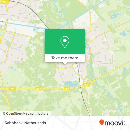Rabobank, Hoog Geldrop kaart