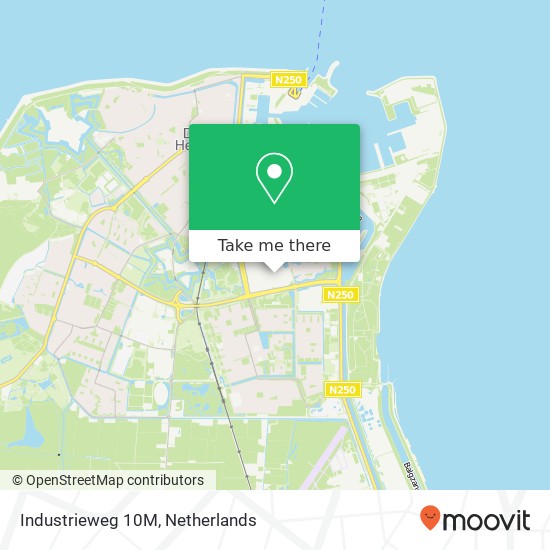 Industrieweg 10M, Industrieweg 10M, 1785 AG Den Helder, Nederland kaart