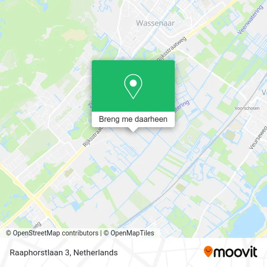 Raaphorstlaan 3 kaart