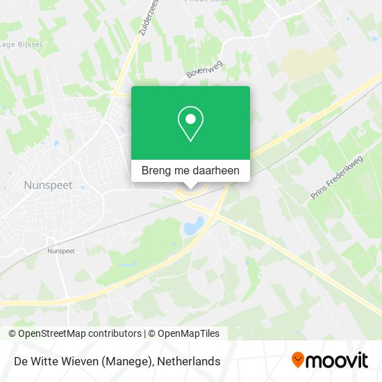 De Witte Wieven (Manege) kaart
