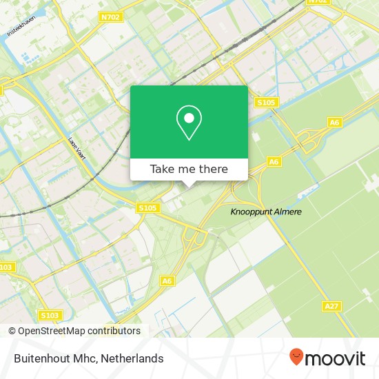 Buitenhout Mhc, Trekweg kaart