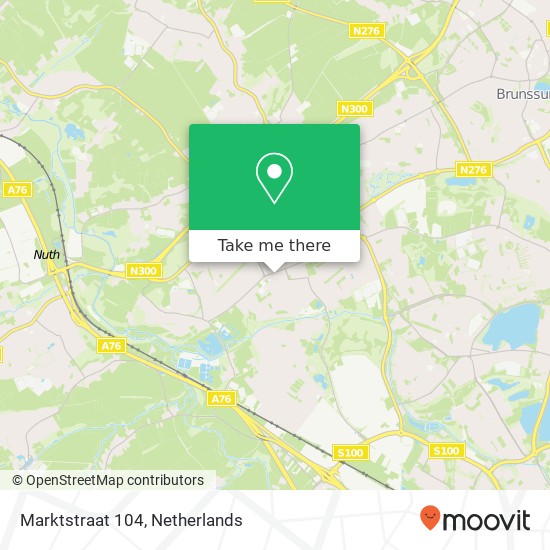 Marktstraat 104, Marktstraat 104, 6431 LS Hoensbroek, Nederland kaart