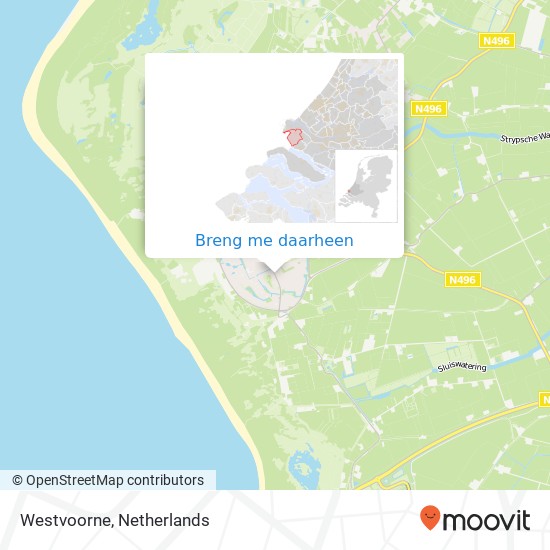 Westvoorne kaart