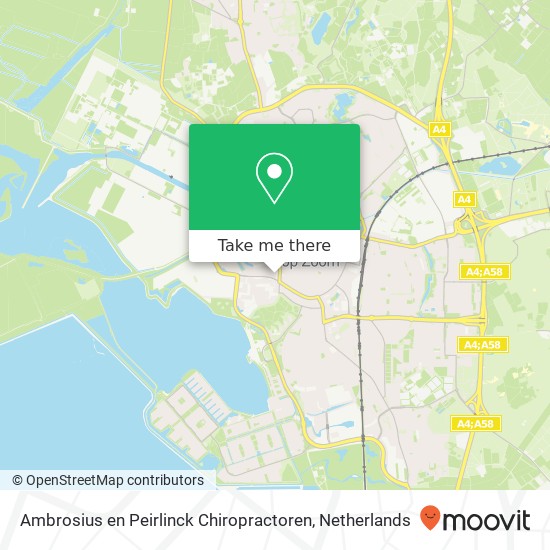 Ambrosius en Peirlinck Chiropractoren, Bruinevisstraat 32 kaart