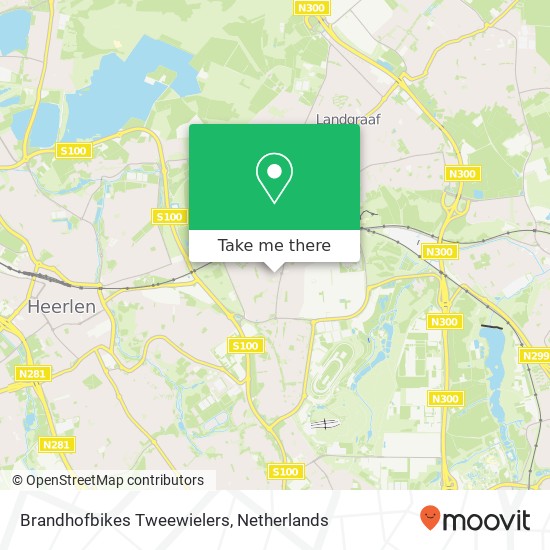 Brandhofbikes Tweewielers, Brandhofstraat kaart