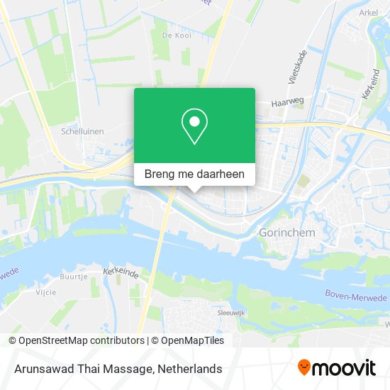 Arunsawad Thai Massage kaart
