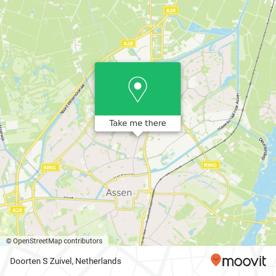 Doorten S Zuivel, Groningerstraat 241 kaart