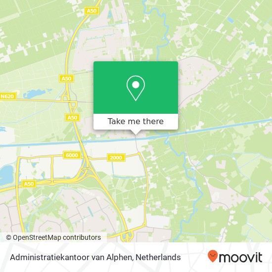 Administratiekantoor van Alphen, Nieuwstraat 83 kaart