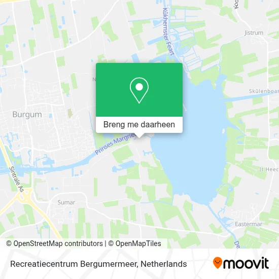 Recreatiecentrum Bergumermeer kaart