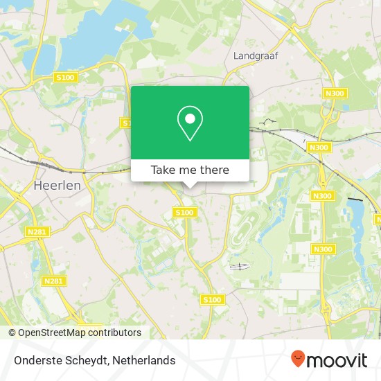 Onderste Scheydt, Onderste Scheydt, 6372 Landgraaf, Nederland kaart