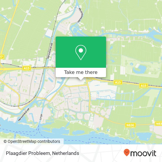 Plaagdier Probleem, Techniekweg 15 kaart