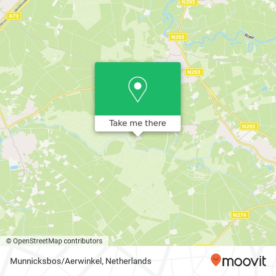Munnicksbos/Aerwinkel kaart