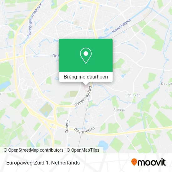 Europaweg-Zuid 1 kaart