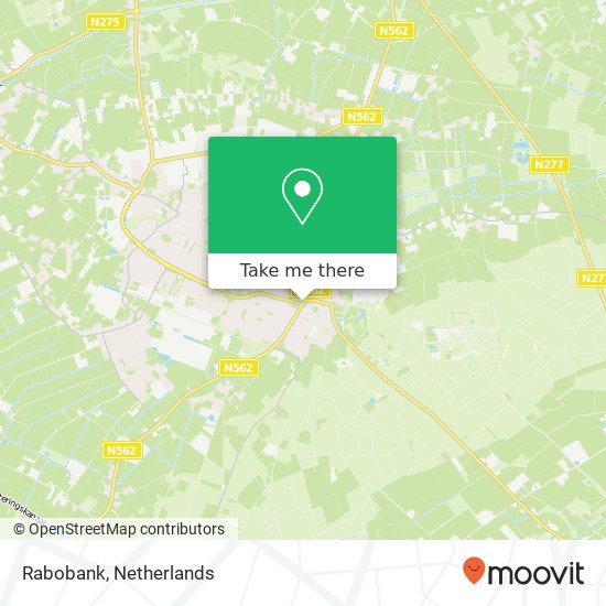 Rabobank, Roggelseweg 2 kaart