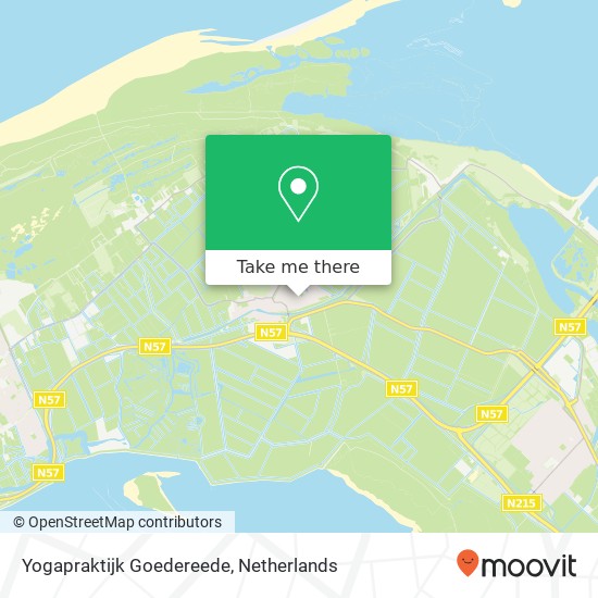 Yogapraktijk Goedereede, Jongkoenstraat kaart