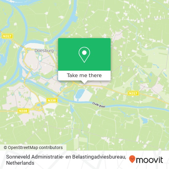 Sonneveld Administratie- en Belastingadviesbureau, Kerkstraat 4A kaart