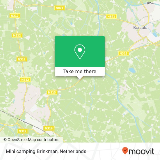 Mini camping Brinkman kaart