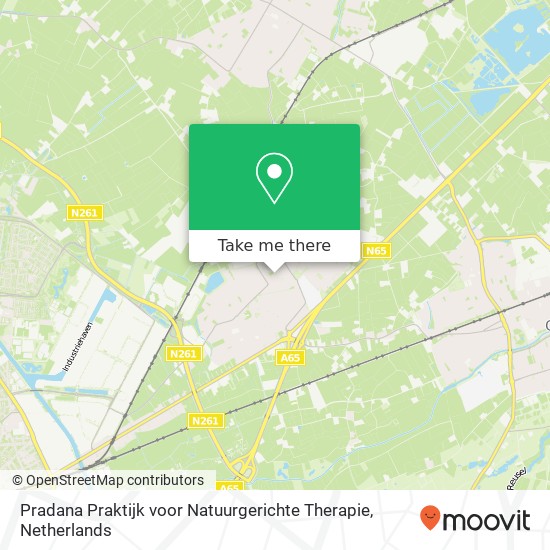 Pradana Praktijk voor Natuurgerichte Therapie, Antony van Dijcklaan kaart