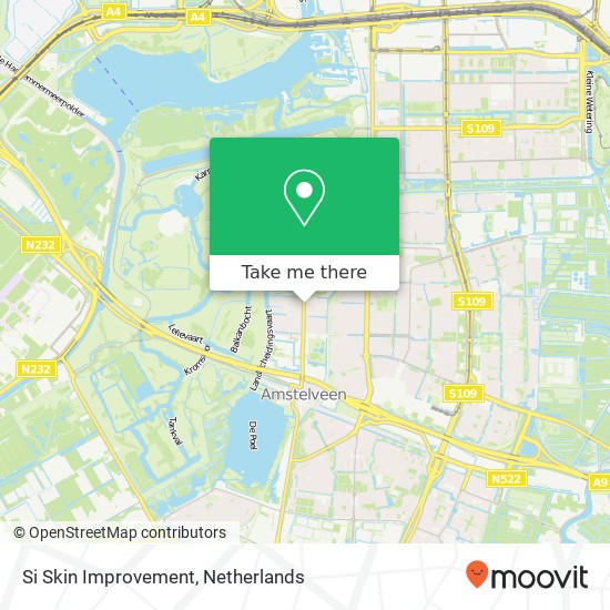 Si Skin Improvement, Amsterdamseweg 174 kaart