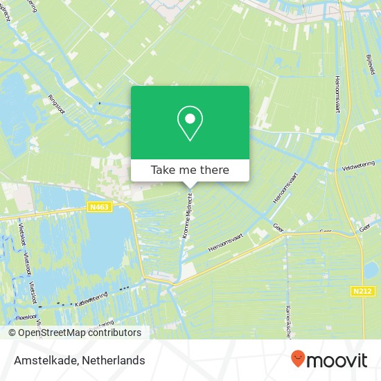Amstelkade, Amstelkade, Nederland kaart