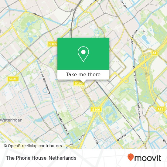 The Phone House, Prins Constantijn Promenade 16 kaart