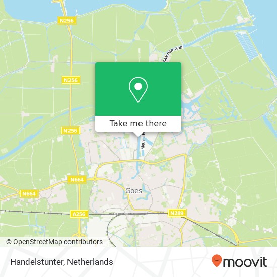 Handelstunter, Westhavendijk 11 kaart